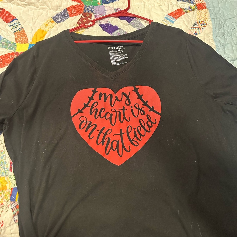 My heart is on that field T-shirt